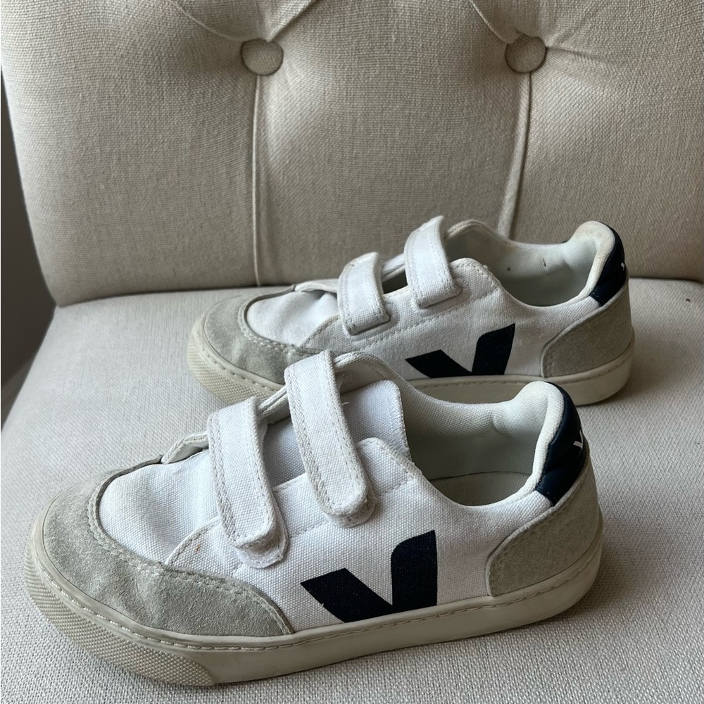 Veja Esplar Navy/White kids US size 2